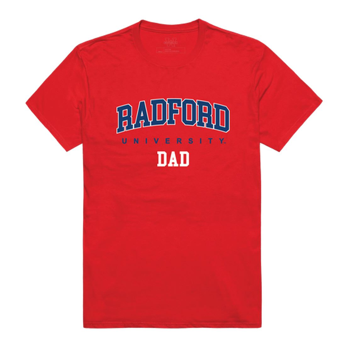 Radford University Highlanders Dad Tee T-Shirt - Heather Grey, Small