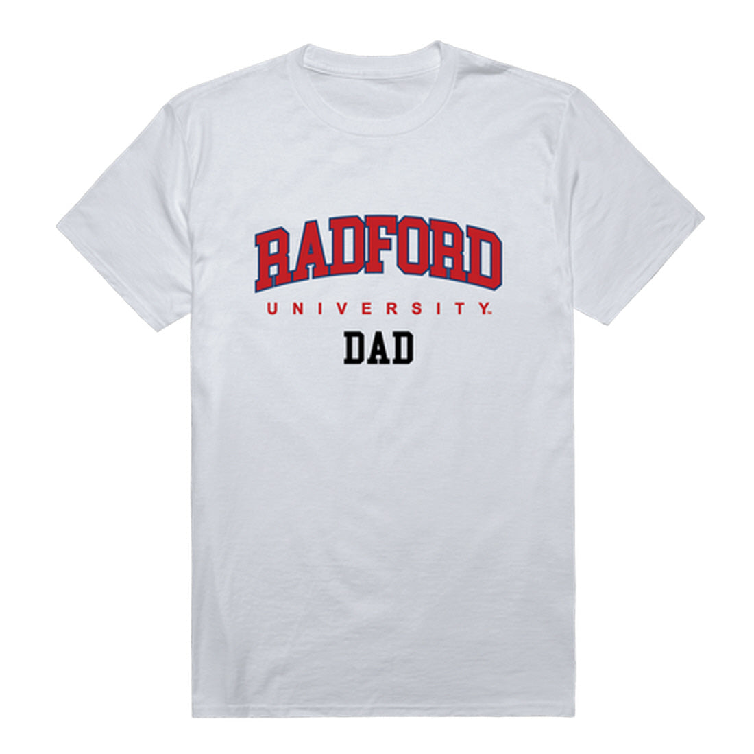 Radford University Highlanders Dad Tee T-Shirt - Heather Grey, Small