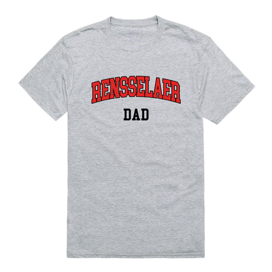 RPI Rensselaer Polytechnic Institute Engineers Dad Tee T-Shirt - Heather Grey, Small