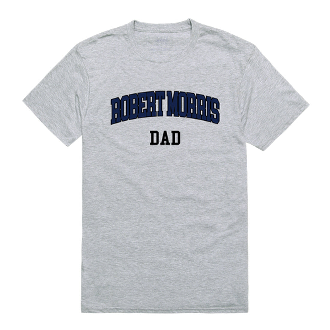 Robert Morris University Colonials Dad Tee T-Shirt - Heather Grey, Small