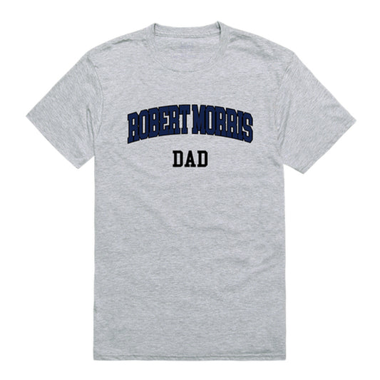 Robert Morris University Colonials Dad Tee T-Shirt - Heather Grey, Small