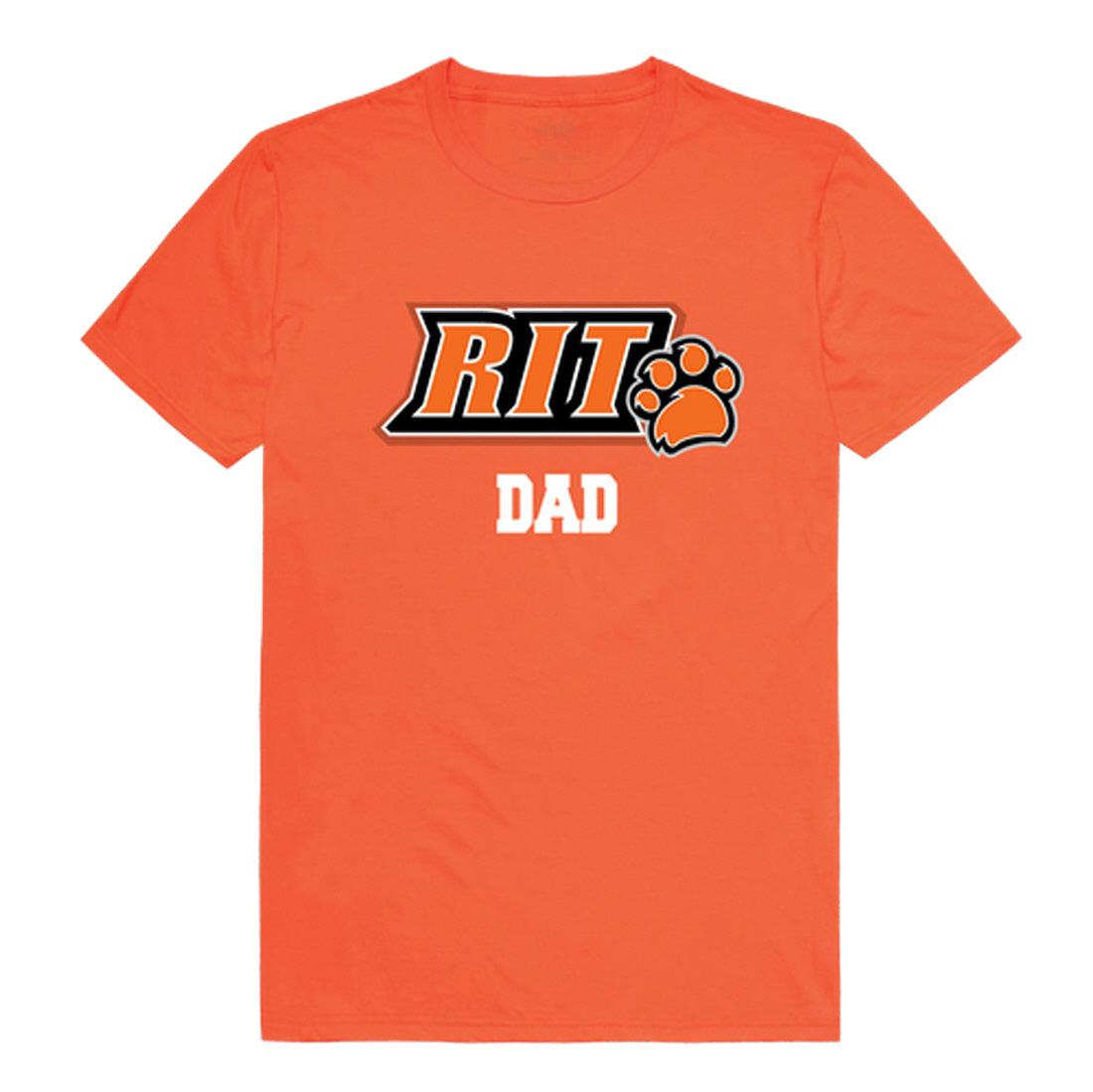 Rochester Institute of Technology Tigers Dad Tee T-Shirt - Heather Grey, Small