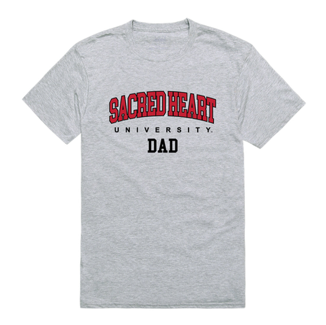 Sacred Heart University Pioneers Dad Tee T-Shirt - Heather Grey, Small