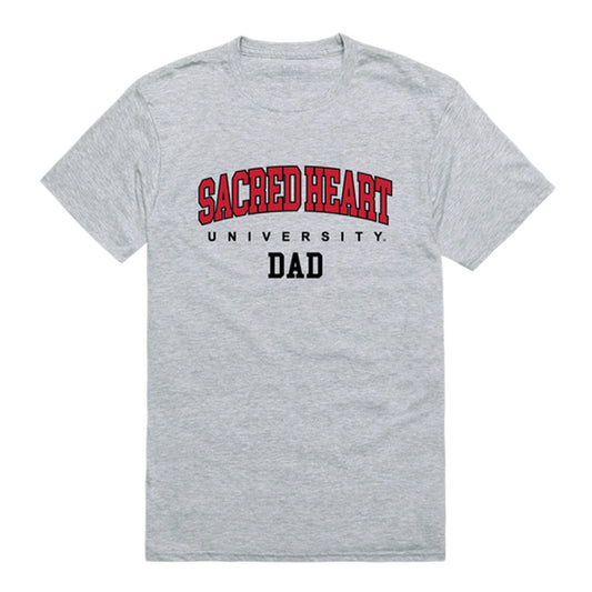 Sacred Heart University Pioneers Dad Tee T-Shirt - Heather Grey, Small