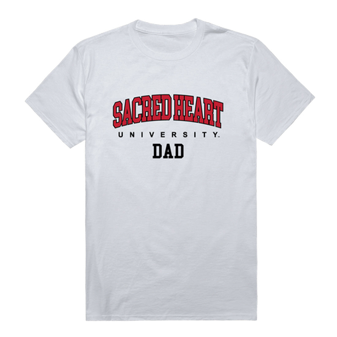 Sacred Heart University Pioneers Dad Tee T-Shirt - Heather Grey, Small