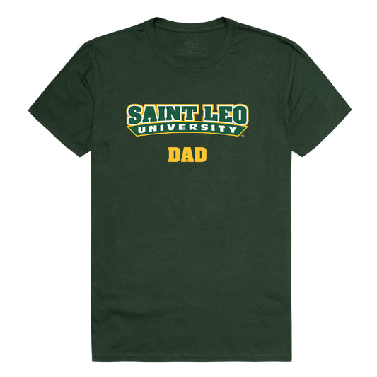 Saint Leo University Lions Dad Tee T-Shirt - Forest Green, Small