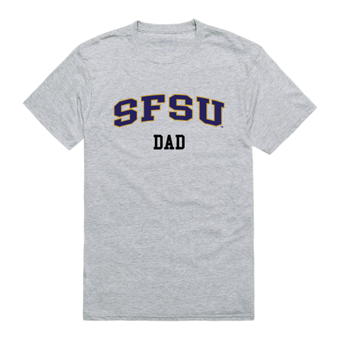 SFSU San Francisco State University Gators Dad Tee T-Shirt - Heather Grey, Small