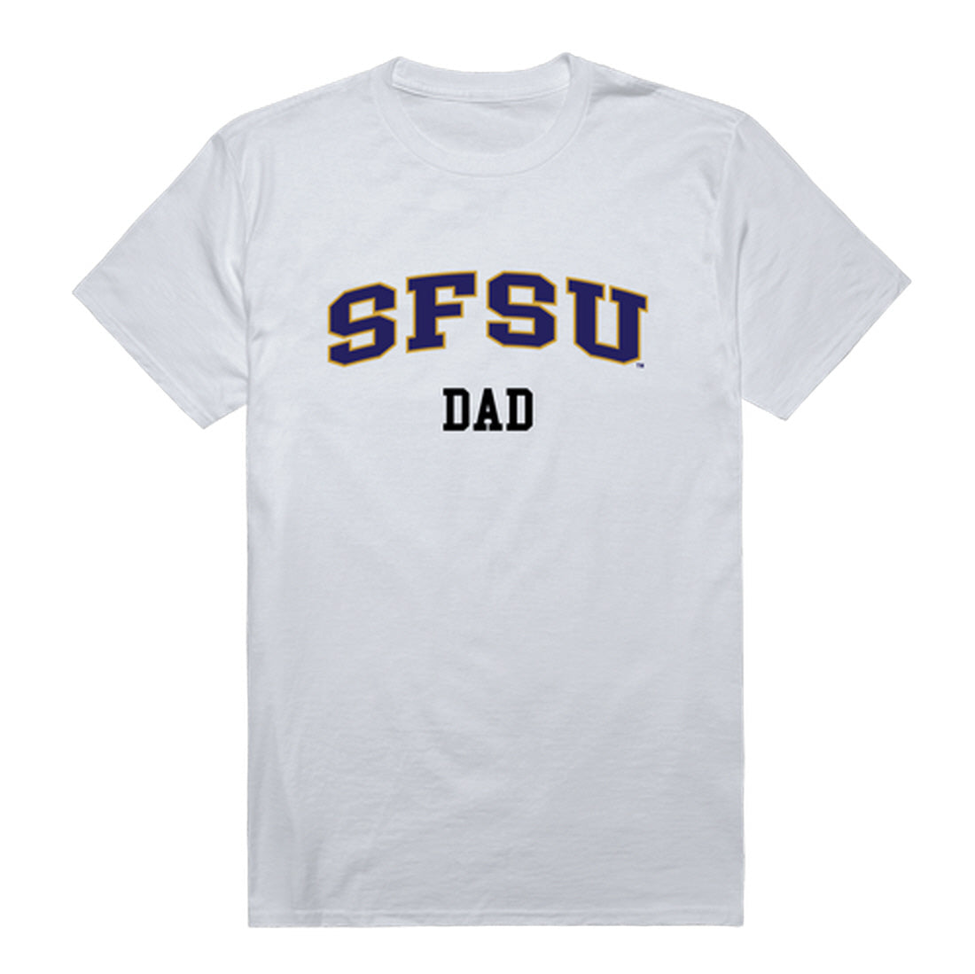 SFSU San Francisco State University Gators Dad Tee T-Shirt - Heather Grey, Small