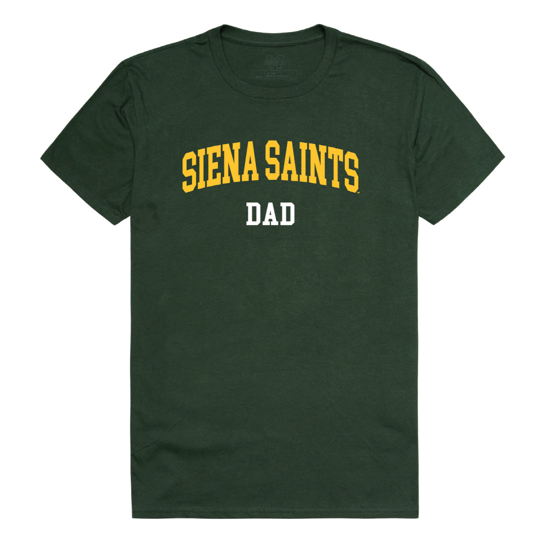 Siena College Saints Dad Tee T-Shirt - Forest Green, Small