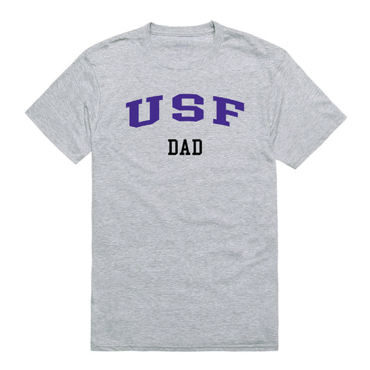 University of Sioux Falls Cougars Dad Tee T-Shirt - Heather Grey, Small