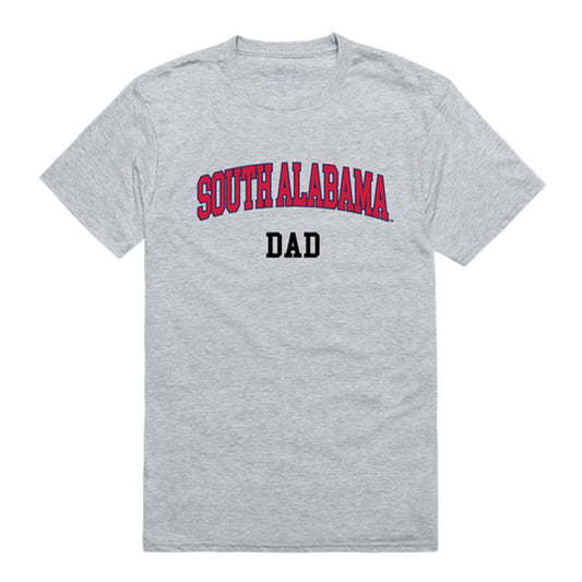 University of South Alabama Jaguars Dad Tee T-Shirt - Heather Grey, Small