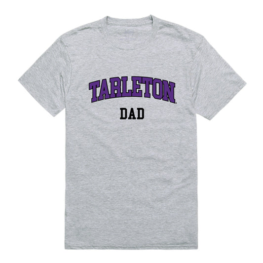 Tarleton State University Texans Dad Tee T-Shirt - Heather Grey, Small