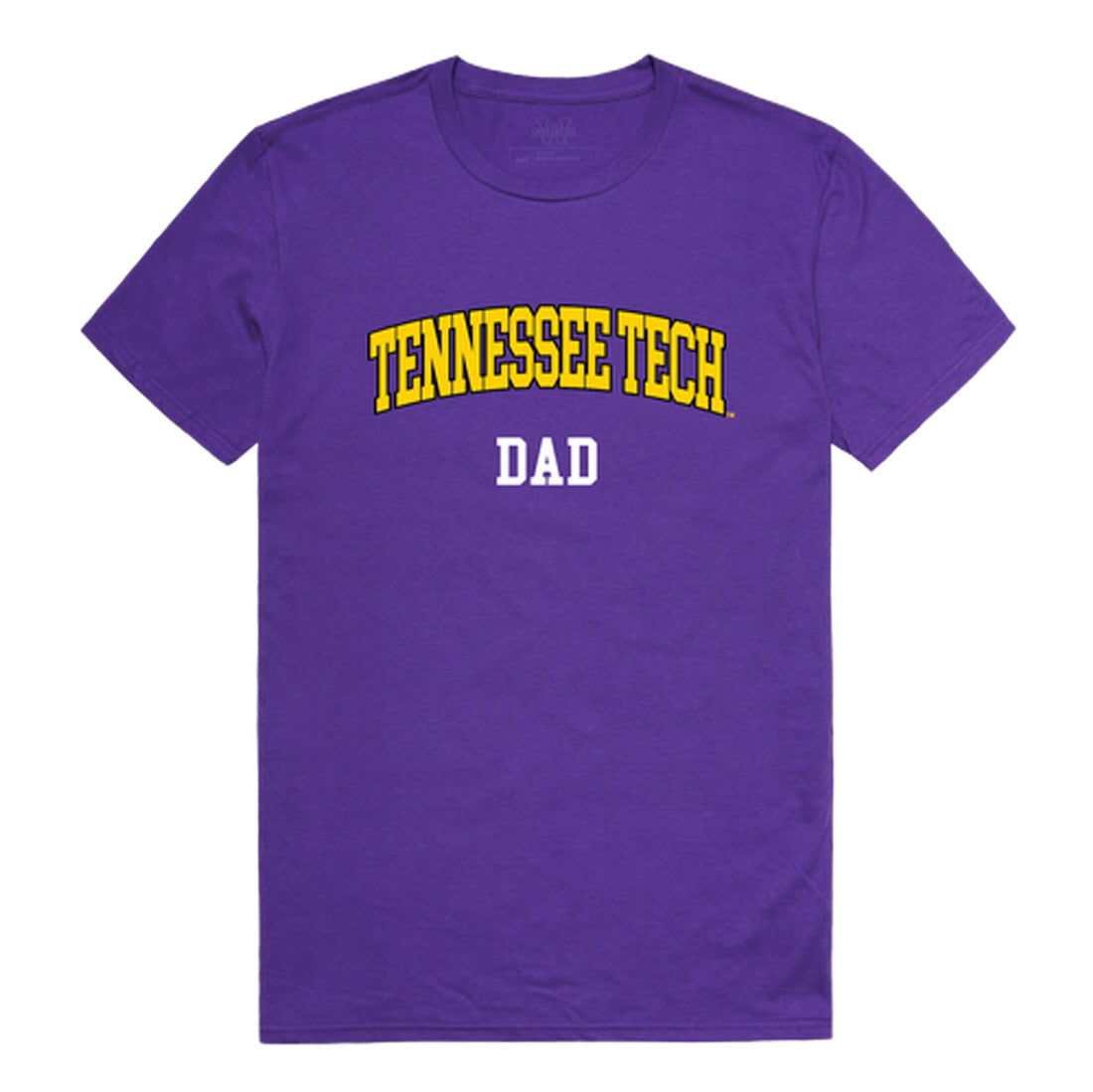 Tennessee Technological University Golden Eagles Dad Tee T-Shirt - Heather Grey, Small