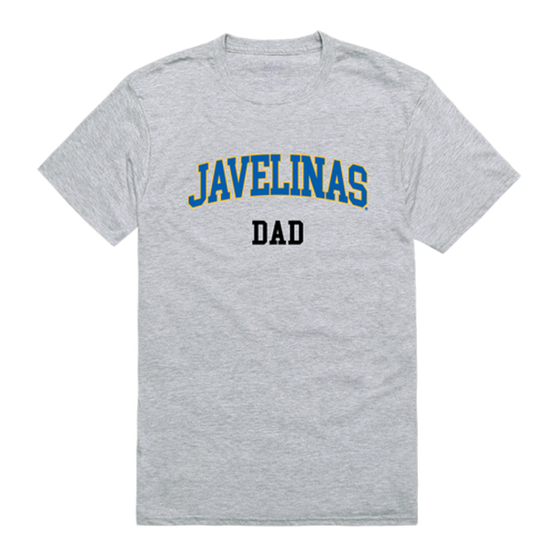 Texas A&M University-Kingsville Javelinas Dad Tee T-Shirt - Heather Grey, Small