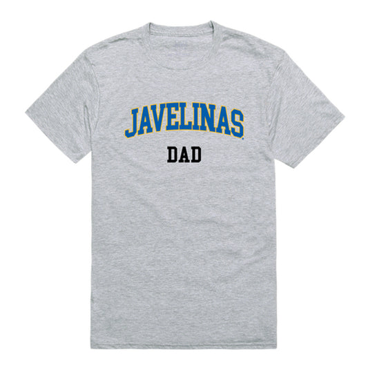 Texas A&M University-Kingsville Javelinas Dad Tee T-Shirt - Heather Grey, Small