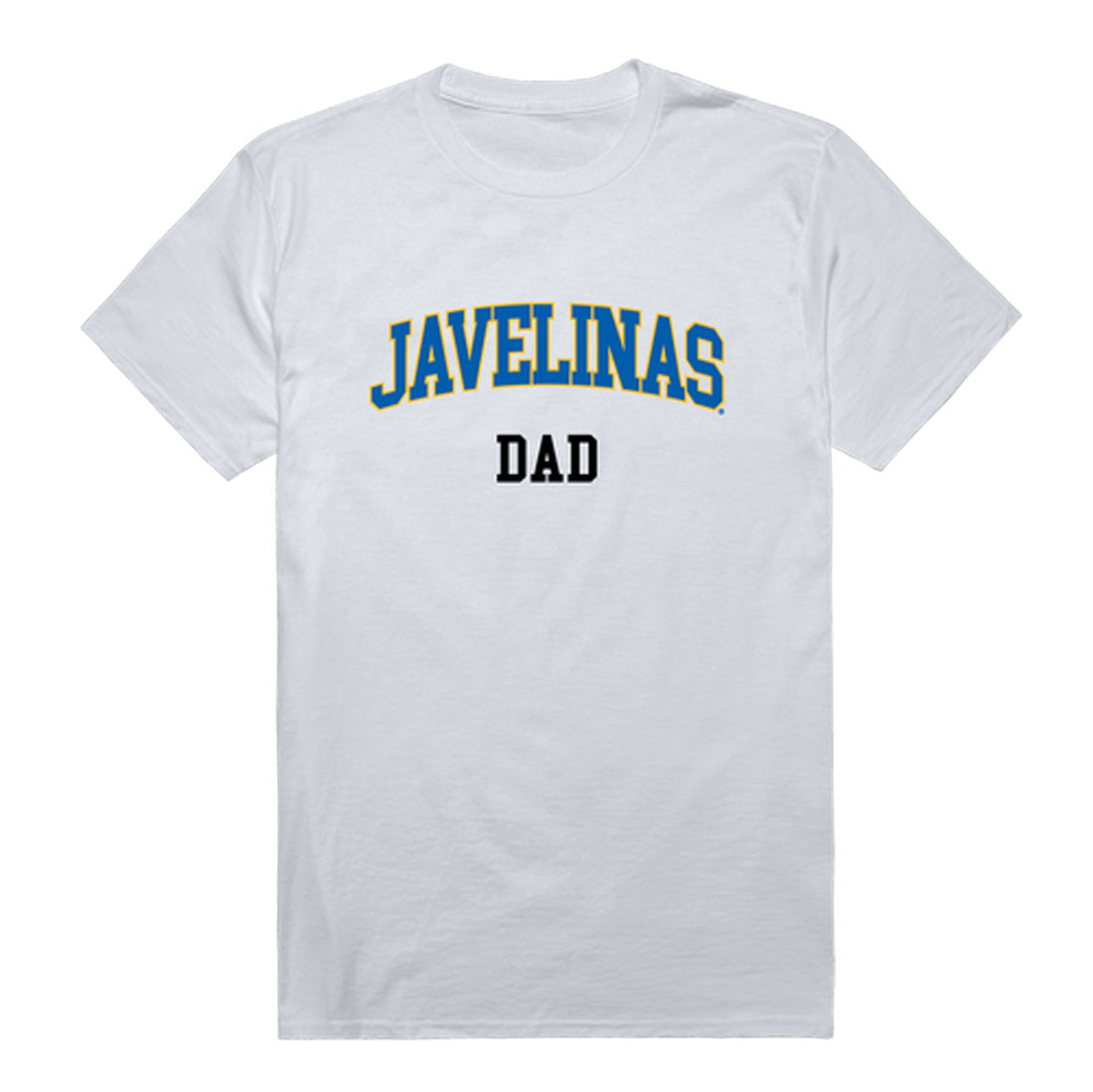 Texas A&M University-Kingsville Javelinas Dad Tee T-Shirt - Heather Grey, Small