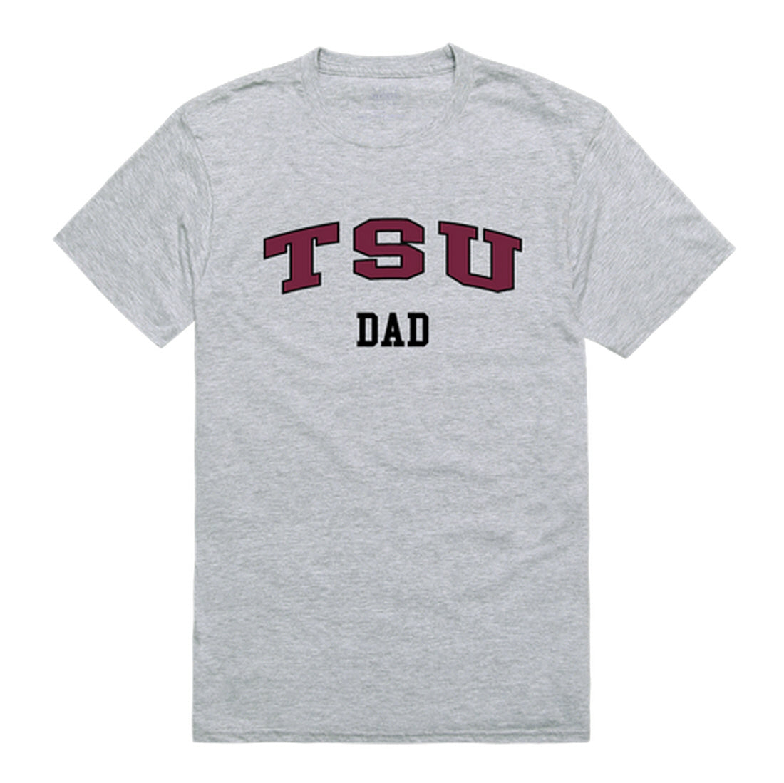 Texas Southern University Tigers Dad Tee T-Shirt - Heather Grey, Small