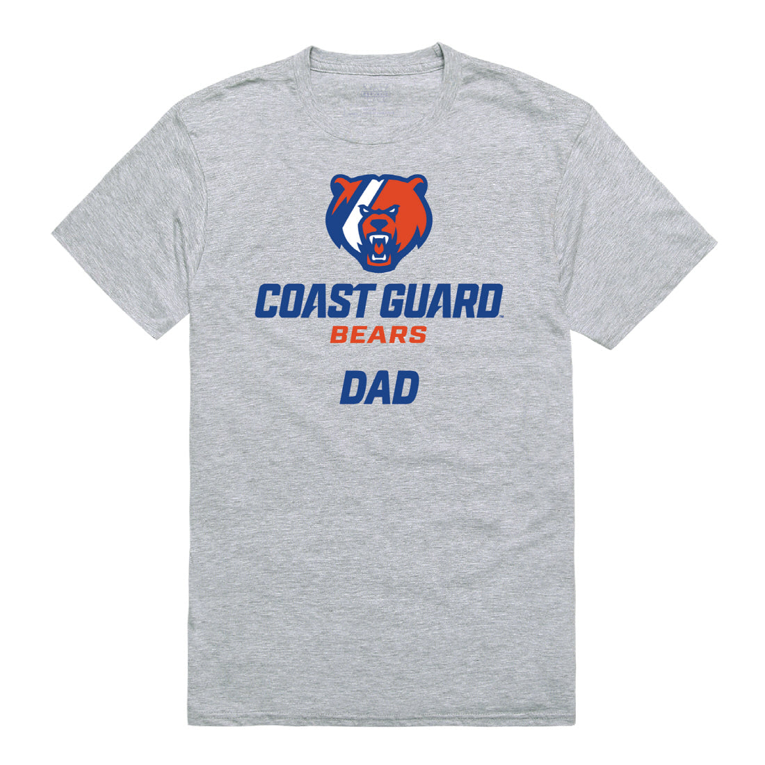 United States Coast Guard Academy Dad Tee T-Shirt - Heather Grey, Small