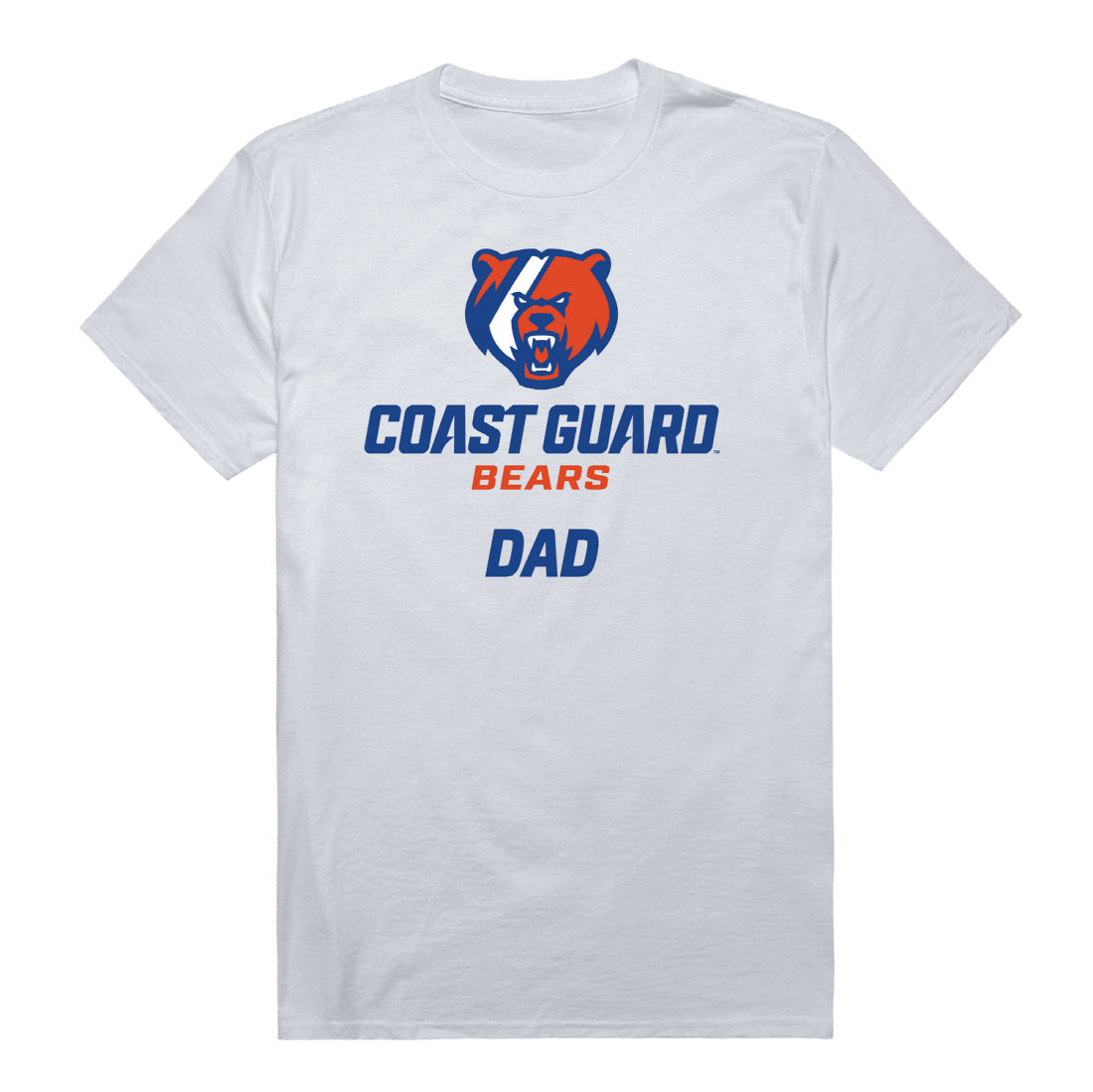 United States Coast Guard Academy Dad Tee T-Shirt - Heather Grey, Small