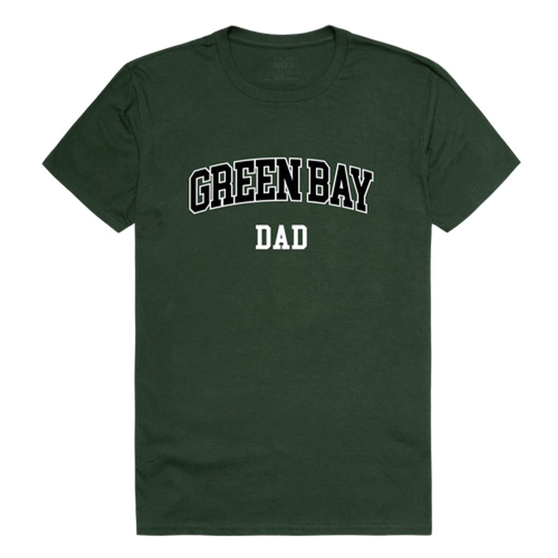 University of Wisconsin-Green Bay Phoenix Dad Tee T-Shirt - Forest Green, Small