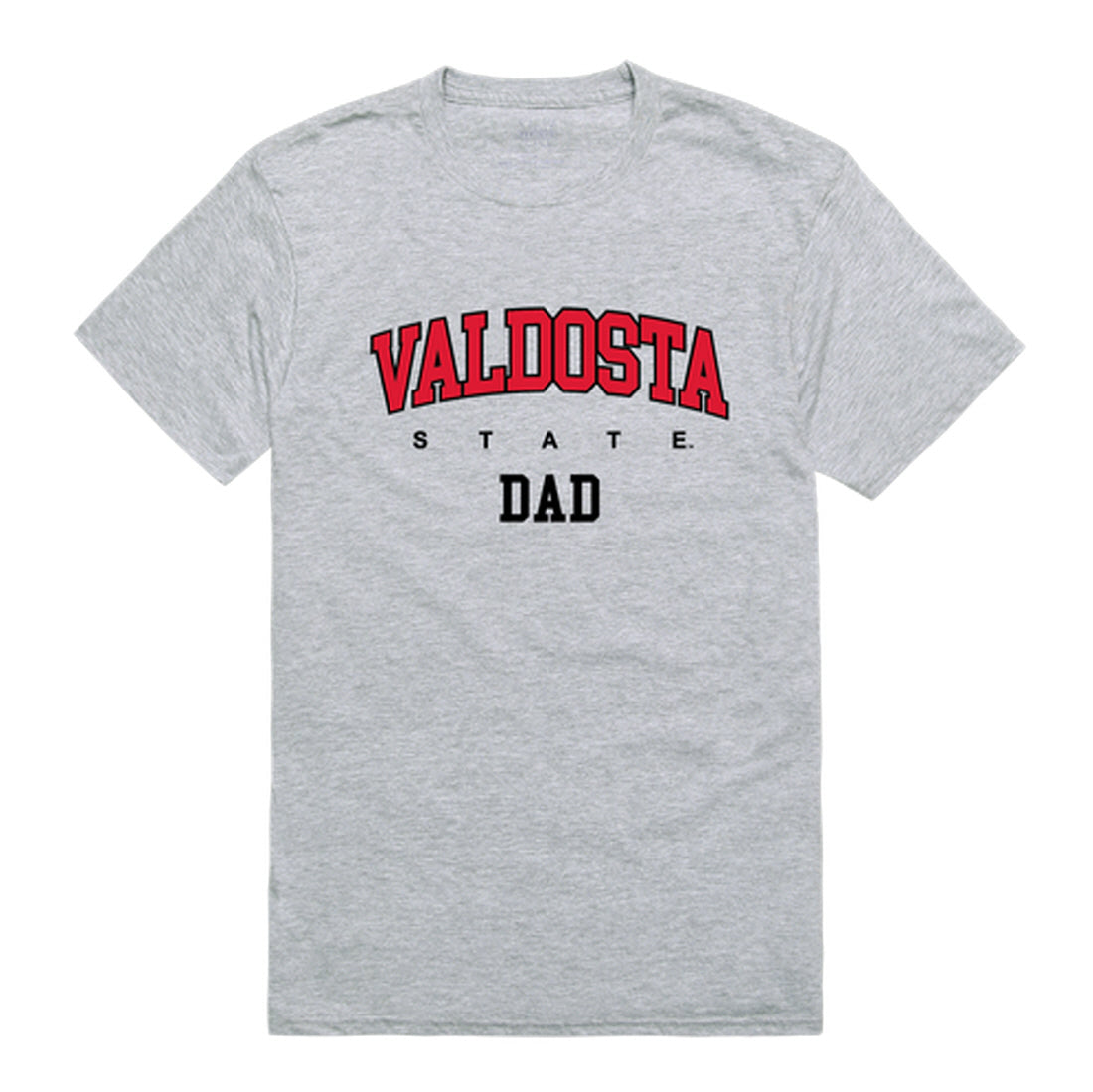 Valdosta State University Blazers Dad Tee T-Shirt - Heather Grey, Small