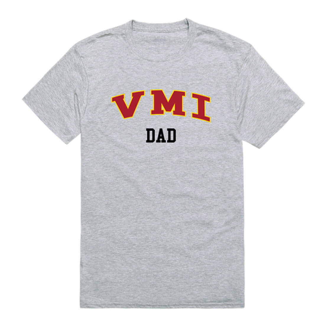 Virginia Military Institute Keydets Dad Tee T-Shirt - Heather Grey, Small