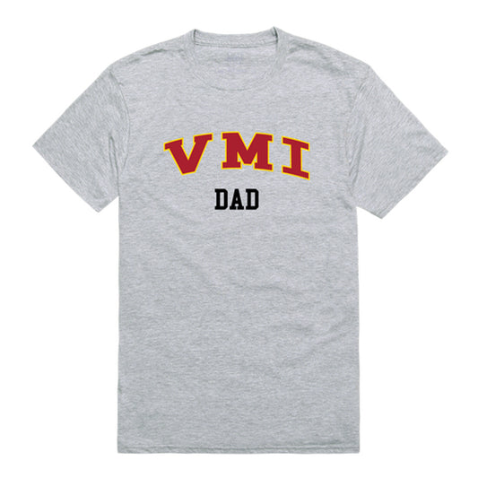 Virginia Military Institute Keydets Dad Tee T-Shirt - Heather Grey, Small