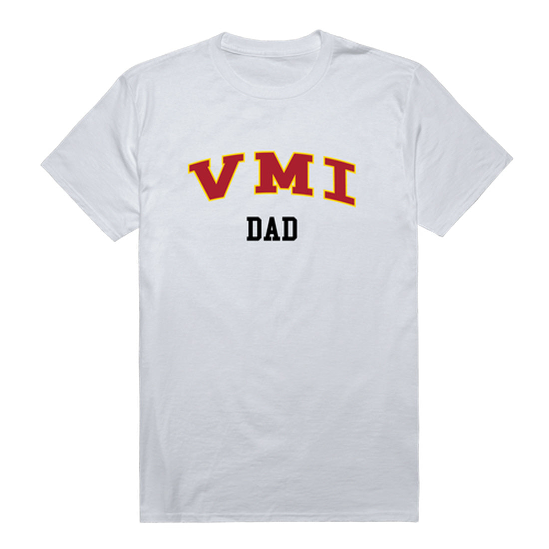 Virginia Military Institute Keydets Dad Tee T-Shirt - Heather Grey, Small