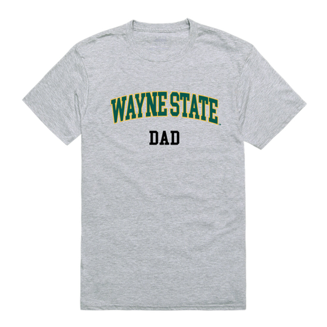 Wayne State University Warriors Dad Tee T-Shirt - Forest Green, Small