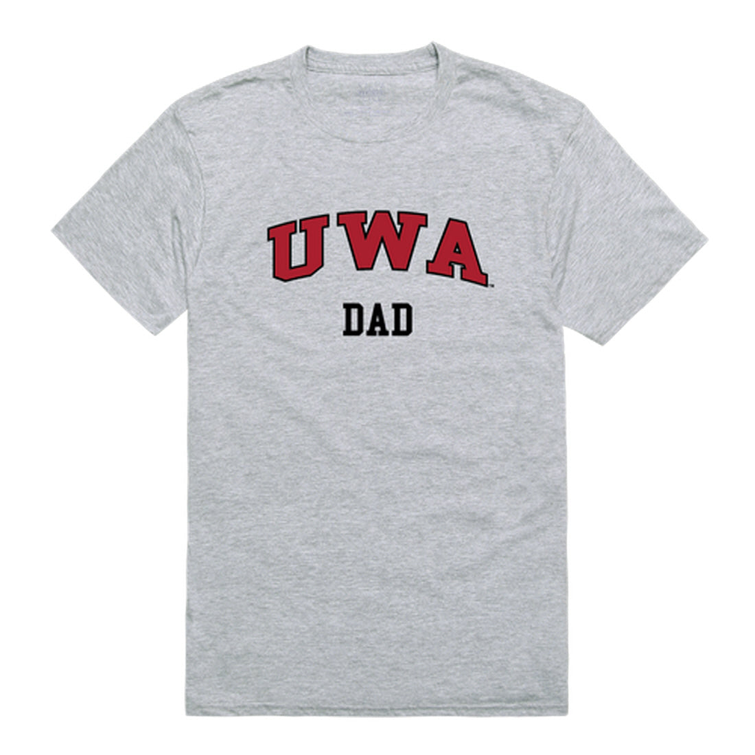 The University of West Alabama Tigers Dad Tee T-Shirt - Cardinal, Small