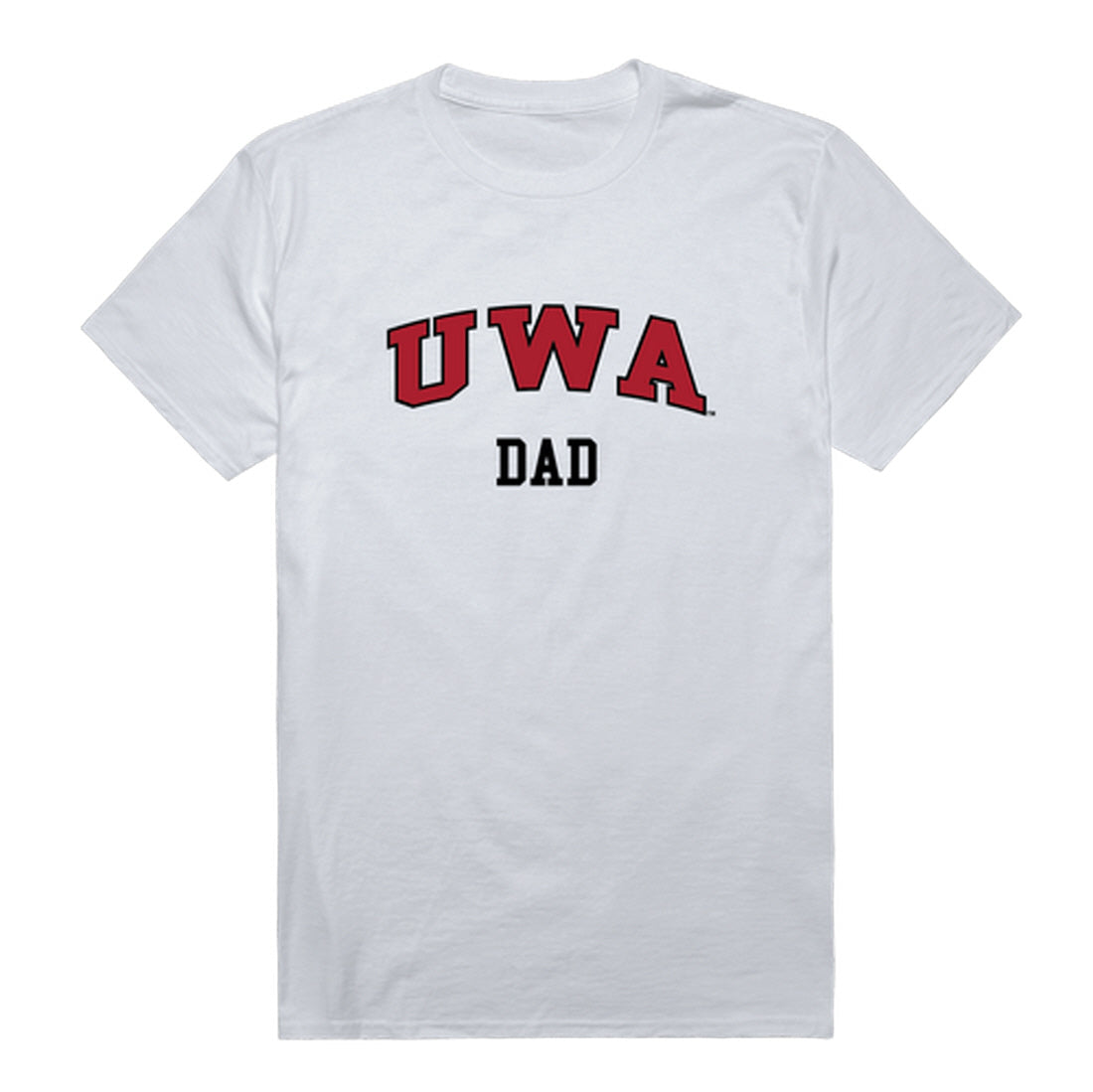 The University of West Alabama Tigers Dad Tee T-Shirt - Cardinal, Small