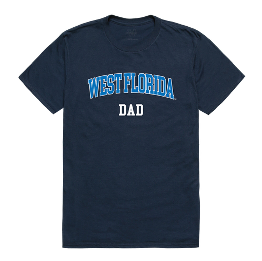 University of West Florida Argonauts Dad Tee T-Shirt - Heather Grey, Small