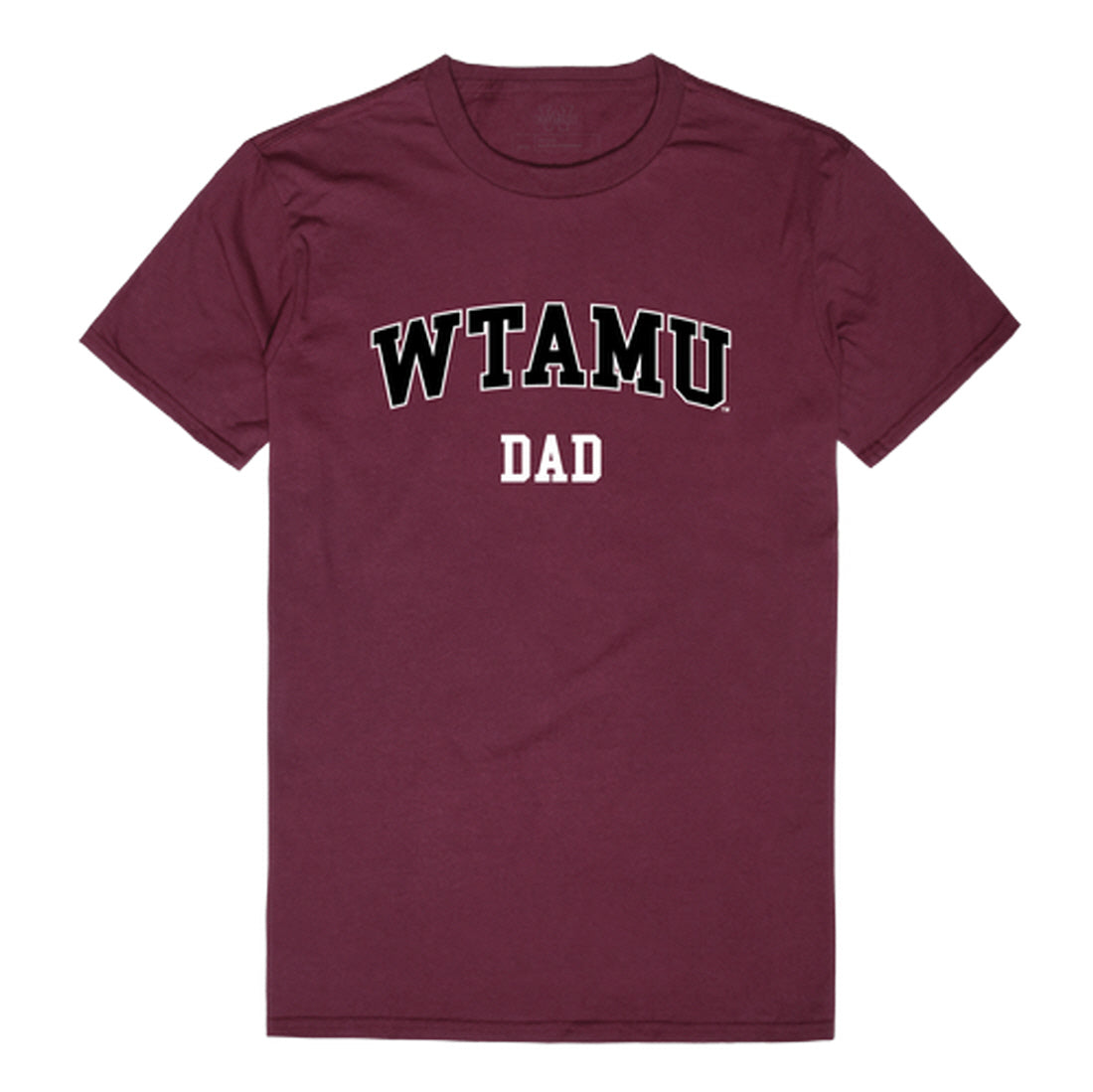 WTAMU West Texas A&M University Buffaloes Dad Tee T-Shirt - Heather Grey, Small