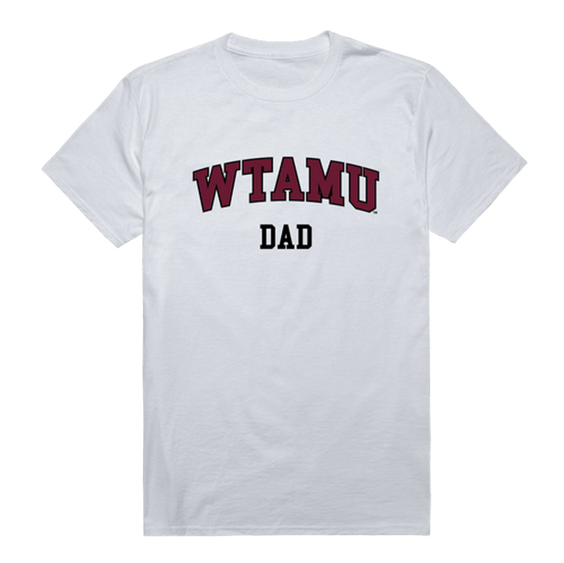 WTAMU West Texas A&M University Buffaloes Dad Tee T-Shirt - Heather Grey, Small