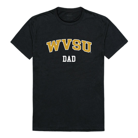 WVSU West Virginia State University Yellow Jackets Dad Tee T-Shirt - Black, Small