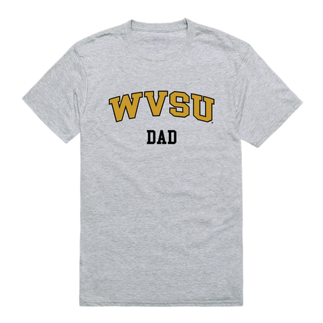 WVSU West Virginia State University Yellow Jackets Dad Tee T-Shirt - Black, Small