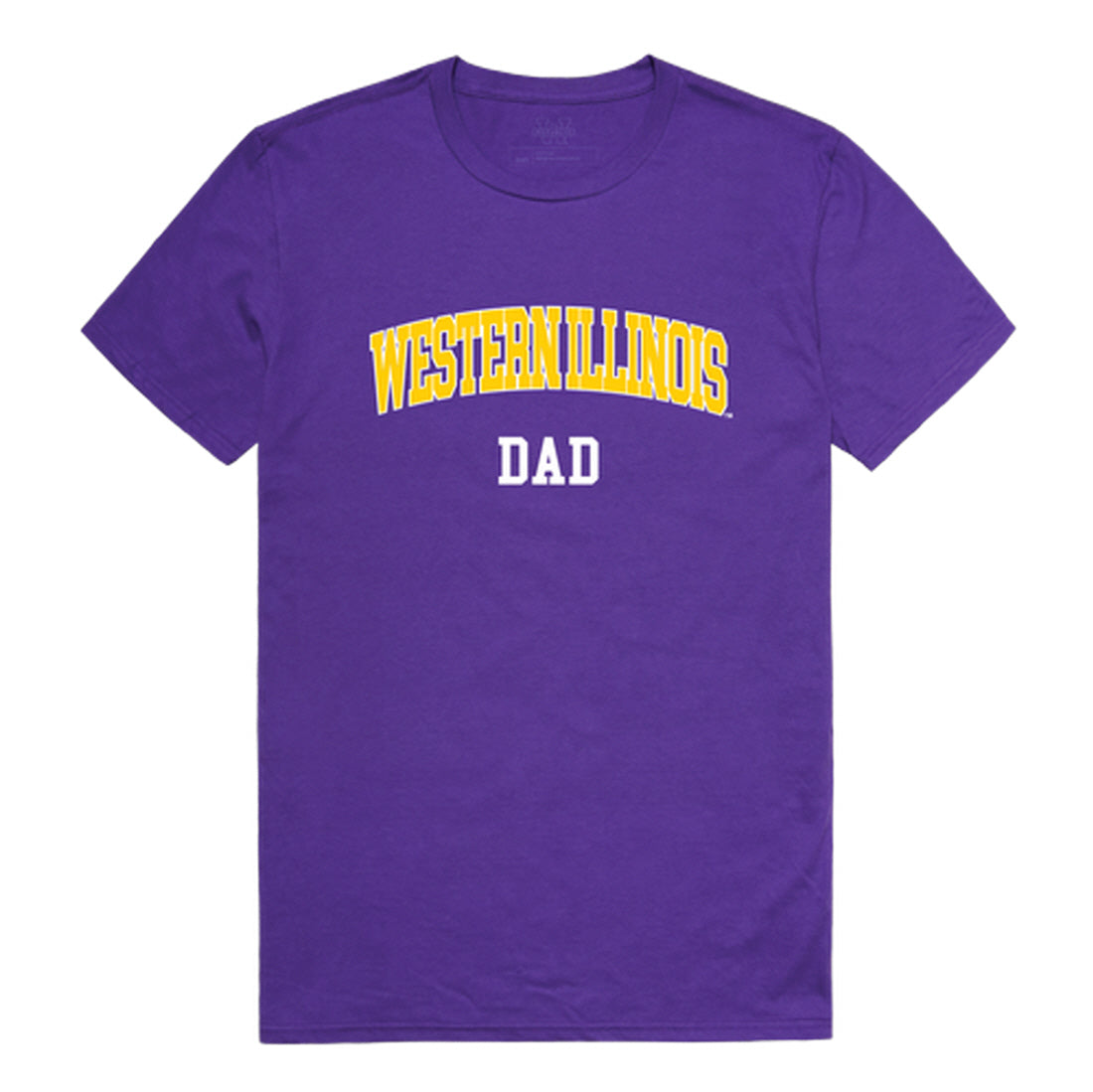 Western Illinois University Leathernecks Dad Tee T-Shirt - Heather Grey, Small