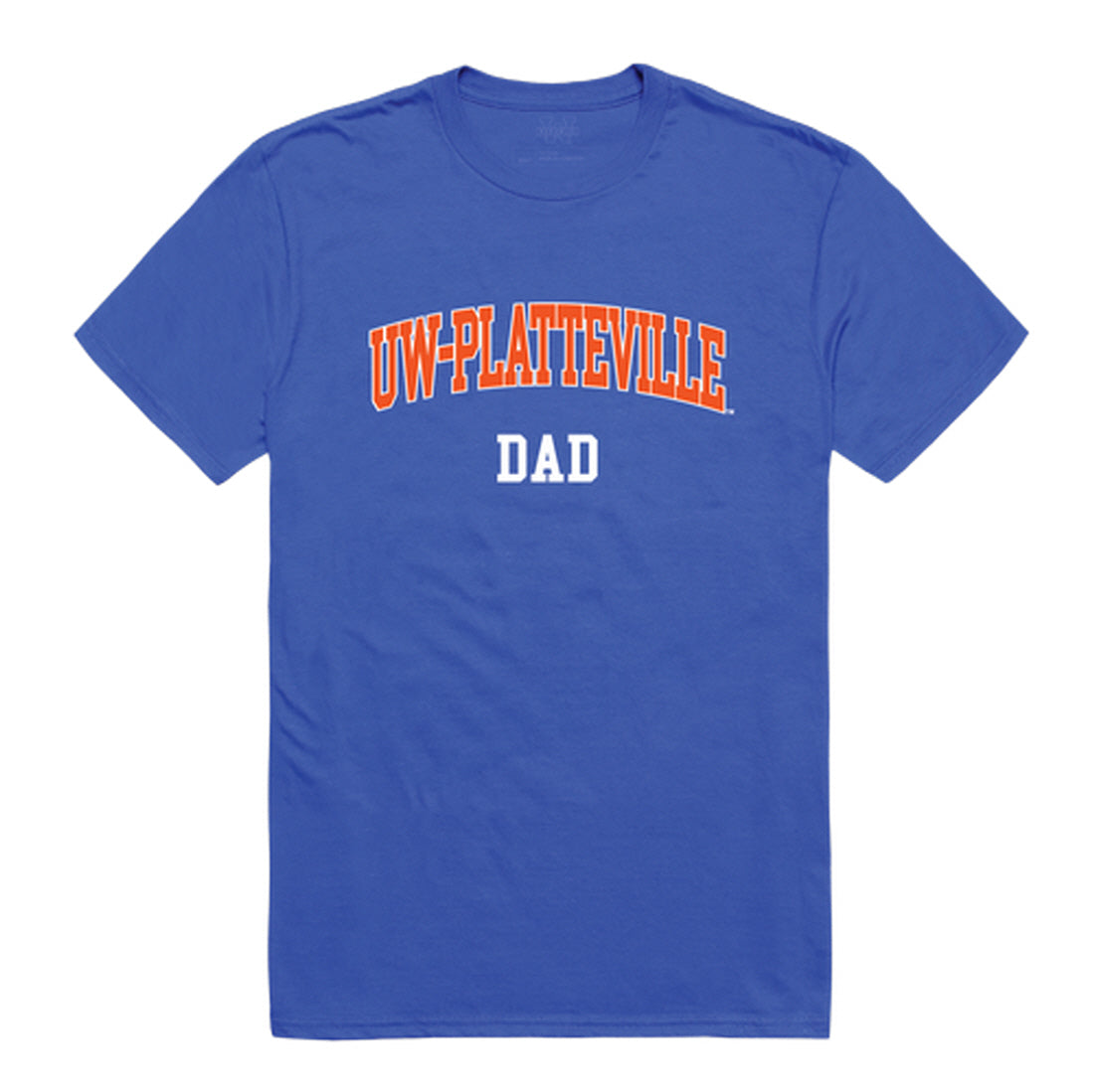 UW University of Wisconsin Platteville Pioneers Dad Tee T-Shirt - Heather Grey, Small