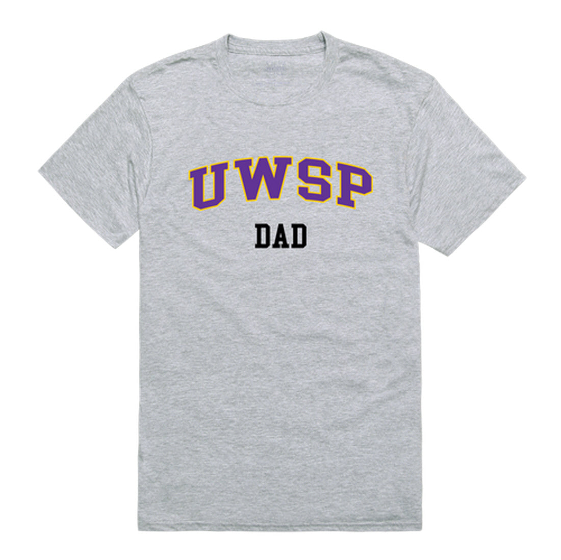 University of Wisconsin-Stevens Point Dad Tee T-Shirt - Heather Grey, Small