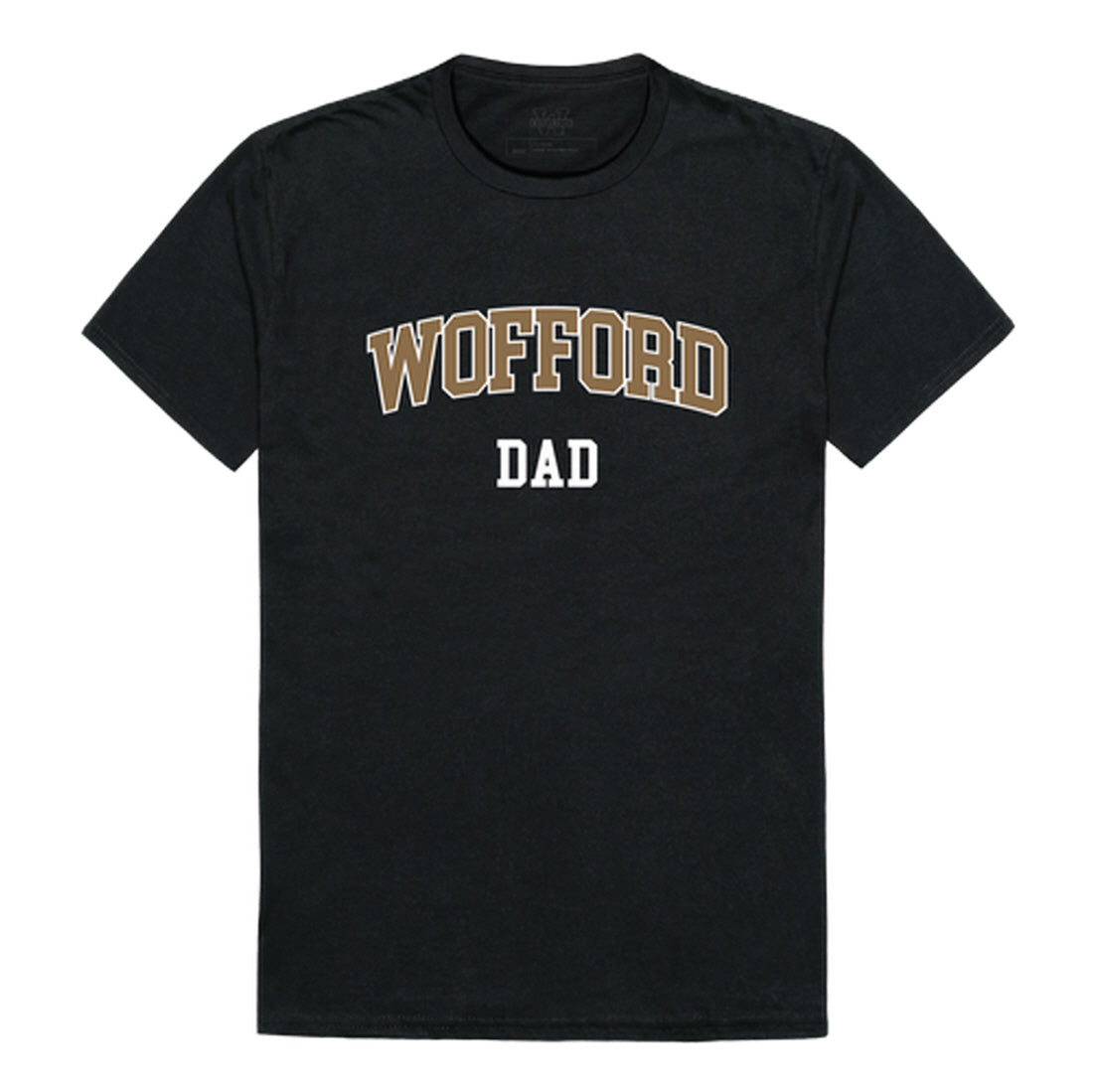 Wofford College Terriers Dad Tee T-Shirt - Black, Small