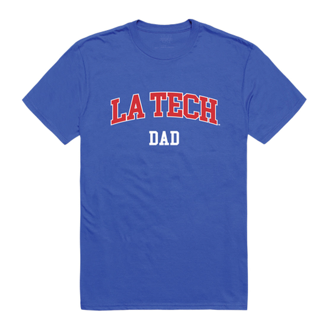 Louisiana Tech University Foundation Dad Tee T-Shirt - Heather Grey, Small