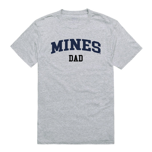 Colorado School of Mines Orediggers Dad Tee T-Shirt - Heather Grey, Small