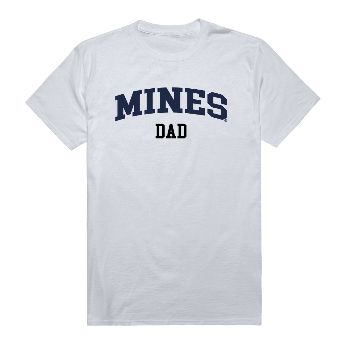 Colorado School of Mines Orediggers Dad Tee T-Shirt - Heather Grey, Small