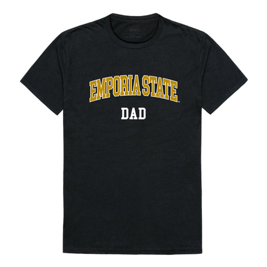 Emporia State University Hornets Dad Tee T-Shirt - Black, Small