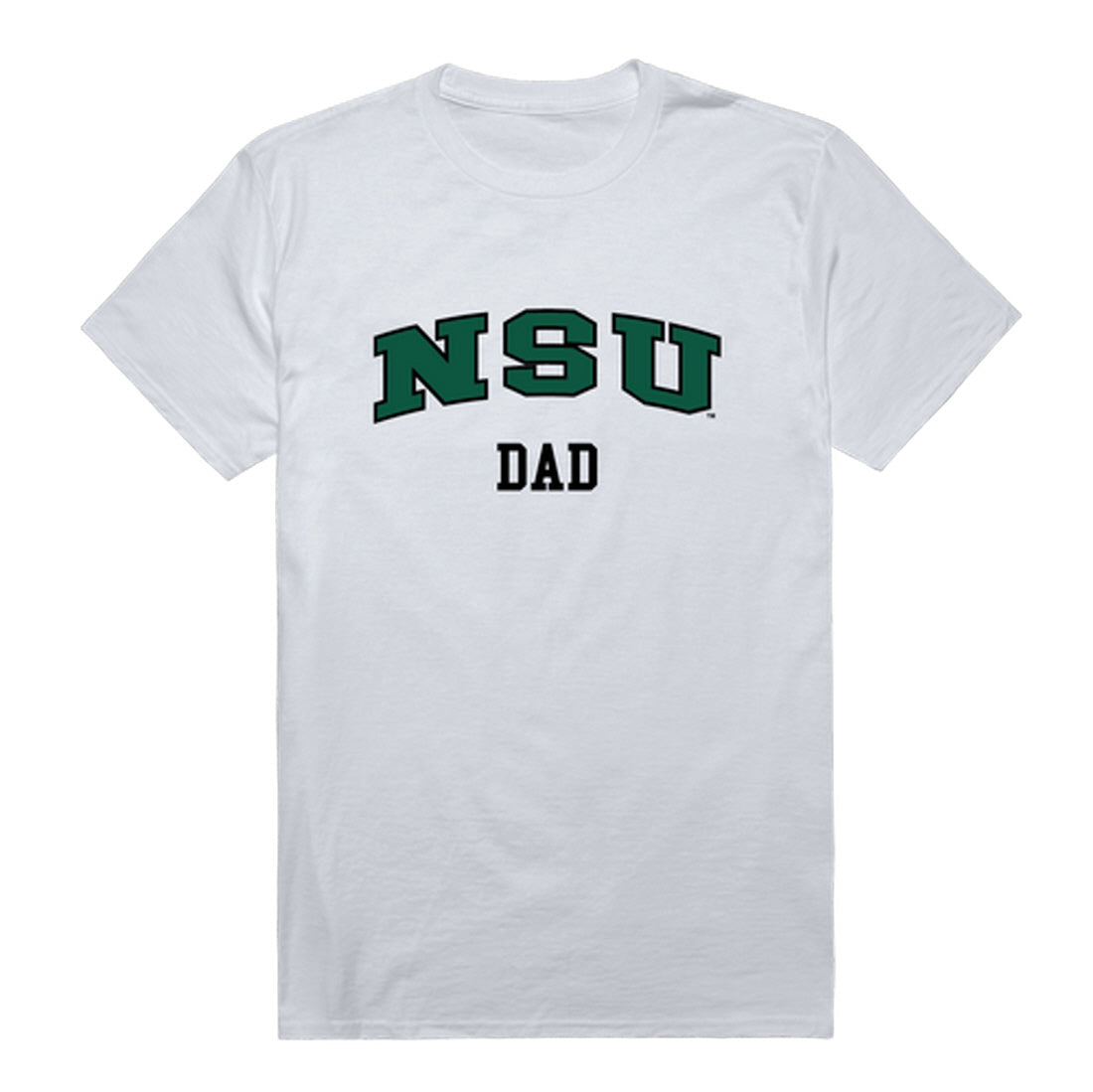 Northeastern State University Riverhawks Dad Tee T-Shirt - Forest Green, Small