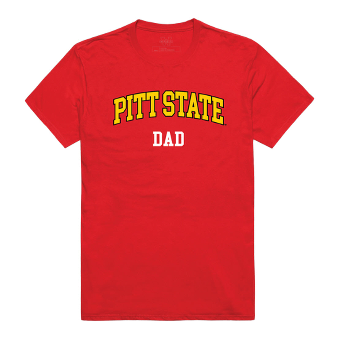 Pittsburg State University Gorillas Dad Tee T-Shirt - Heather Grey, Small