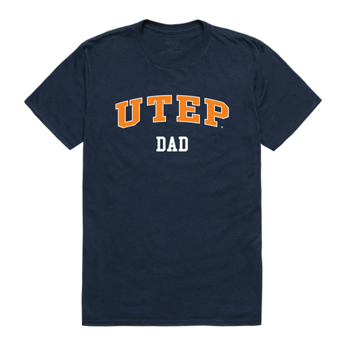 University of Texas at El Paso Miners Dad Tee T-Shirt - Heather Grey, Small