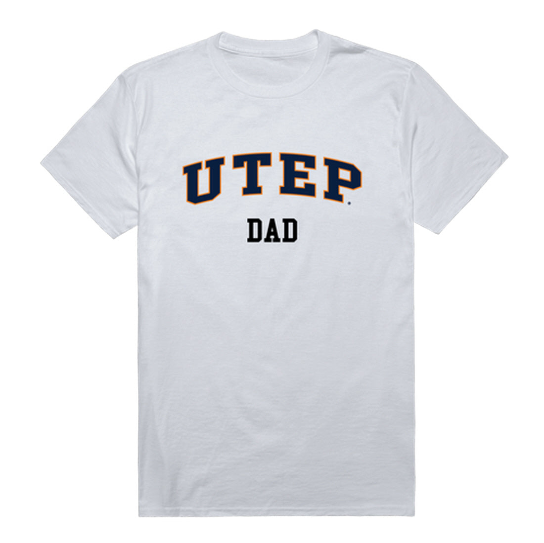 University of Texas at El Paso Miners Dad Tee T-Shirt - Heather Grey, Small