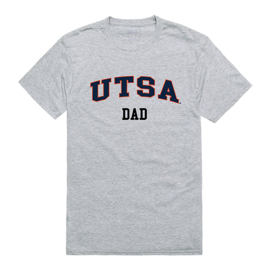 University of Texas at San Antonio Roadrunners Dad Tee T-Shirt - Heather Grey, Small