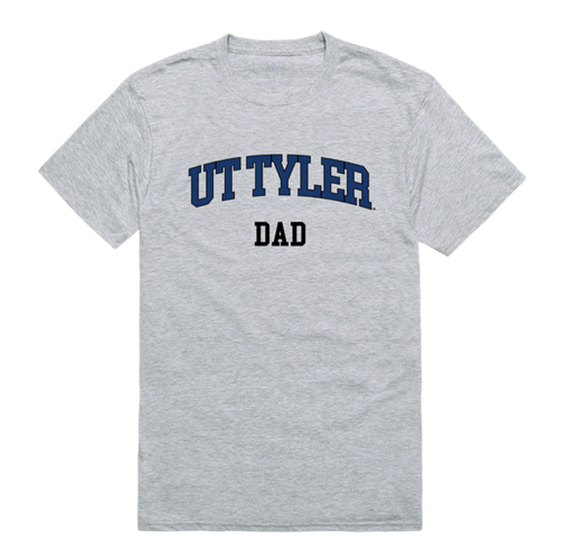 University of Texas at Tyler Patriots Dad Tee T-Shirt - Heather Grey, Small